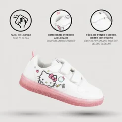 Deportiva Escolar Hello Kitty con Suela de PVC