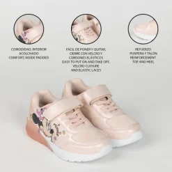 Deportivas infantiles con luz Minnie Mouse