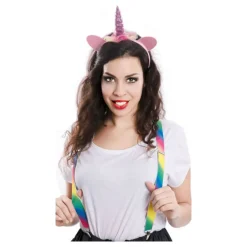 Diadema de Unicornio rosa infantil