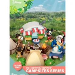 Diorama Chip y Chop 10cm Campsite series Beast Kingdom