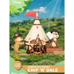 Diorama Chip y Chop 10cm Campsite series Beast Kingdom