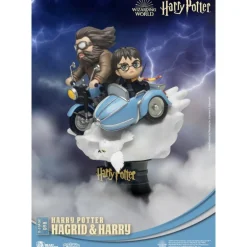 Diorama Harry Potter D-Stage Hagrid y Harry 15 cm