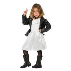 Disfraz infantil Tiffany la Novia de Chucky básico