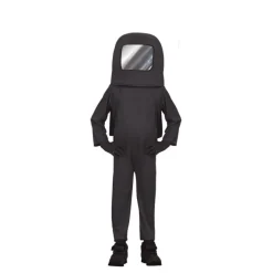 Disfraz Among Us Negro para niños