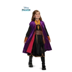 Disfraz de Anna de Viaje Deluxe de Frozen 2 para niña