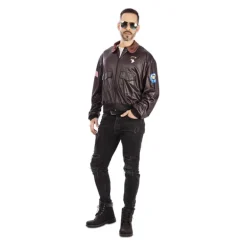 Disfraz de Aviador para Hombre con Chaqueta Estilo Militar