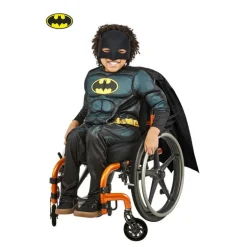 Disfraz de Batman Adaptativo Musculoso con Máscara para Niño