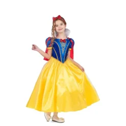 Disfraz de Blancanieves para Niña con Diadema y Capa