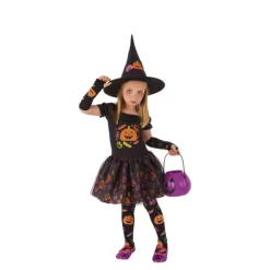 Disfraz de Bruja Calabaza para niña y bebé