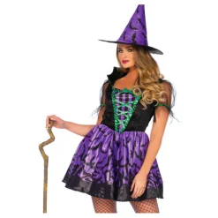 Disfraz de Bruja Murciélagos para mujer