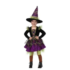 Disfraz de Brujita Puntitos para niña