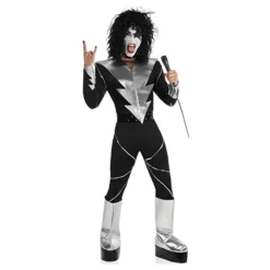 Disfraz de Cantante de Rock Maquillado para Hombre