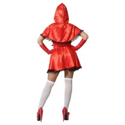 Disfraz de Caperucita Encantadora con Lazos para Mujer