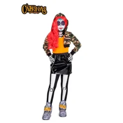Disfraz de Catrina Maya para niña
