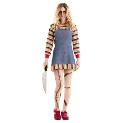 Disfraz de Chucky con falda para mujer