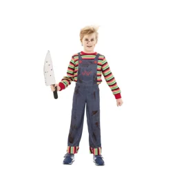 Disfraz de Chucky con peto para niño