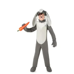 Disfraz de Conejo Gris Orejas Largas para Niño