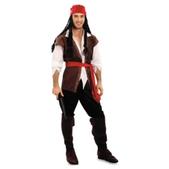 Disfraz de Corsario con chaleco para hombre