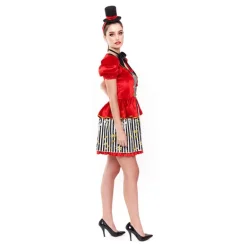 Disfraz de Domadora Vestido a Rayas para mujer