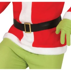 Disfraz de Duende Gruñón Navideño Verde para Hombre