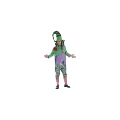Disfraz de Duende Verde y Morado para hombre