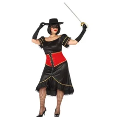 Disfraz de El Zorro para mujer