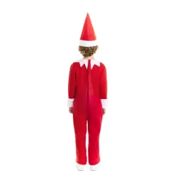 Disfraz de Elfo Polar Rojo para Niños con Gorro