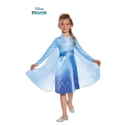 Disfraz de Elsa Viajera Disney Frozen clásico para niña