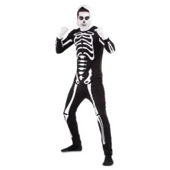 Disfraz de Esqueleto con capucha para hombre