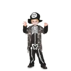 Disfraz de Esqueleto con Chaleco para niño