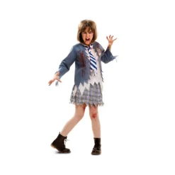 Disfraz de Estudiante Zombie chica para niñas de Halloween