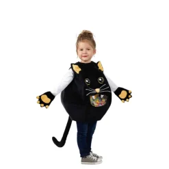 Disfraz de Gatita Negra Comilona para niña