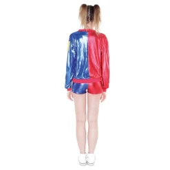 Disfraz de Harley Quinn Corto para Mujer