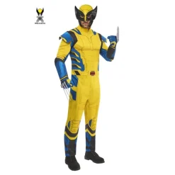 Disfraz de Lobezno X-Men con guantes deluxe para hombre