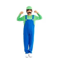 Disfraz de Luigi de Super Mario para niño
