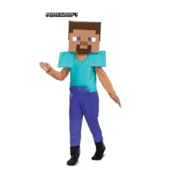 Disfraz de Minecraft Steve Lujo para niño