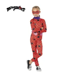 Disfraz de Miraculous Aquabug Green Col con Antifaz para Niña