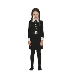 Disfraz de Miércoles con Cinturón para Niña
