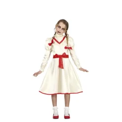 Disfraz de Muñeca Embrujada con lazos para niña