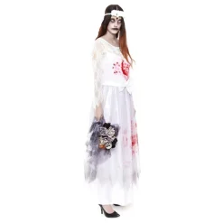 Disfraz de Novia Cadáver con Sangre para mujer