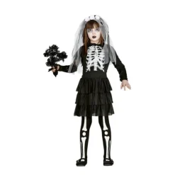 Disfraz de Novia Esqueleto para niña
