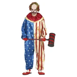 Disfraz de Payaso Patriota Siniestro para hombre
