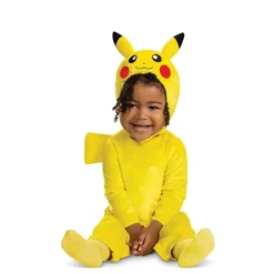 Disfraz de Pikachu Pokémon para Bebés y Niños - Con Cola de Lujo