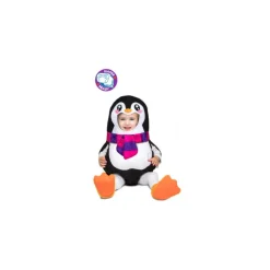 Disfraz de Pingüino con bufanda para bebé