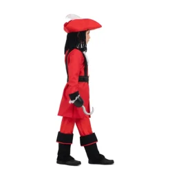 Disfraz de Pirata Garfio Rojo para Niño