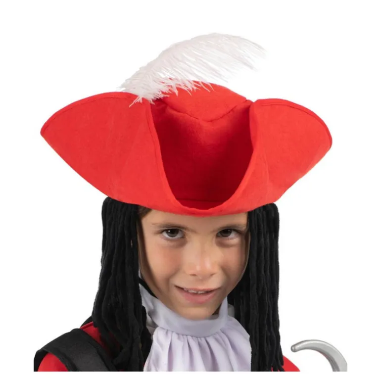 Disfraz de Pirata Garfio Rojo para Niño