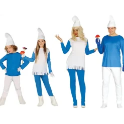 Disfraz de Pitufina para mujer
