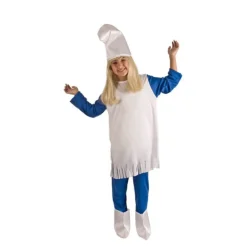 Disfraz de Pitufo para niña