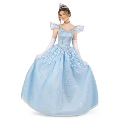 Disfraz de Princesa Azul Celeste de Cuento para Mujer