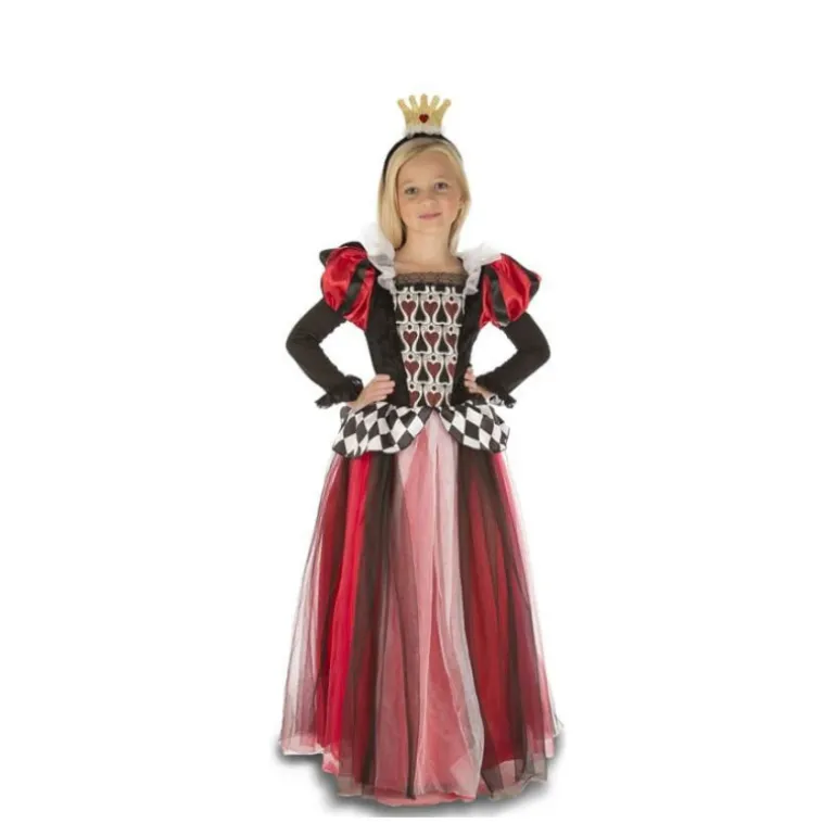 Disfraz de Reina de Corazones para niña